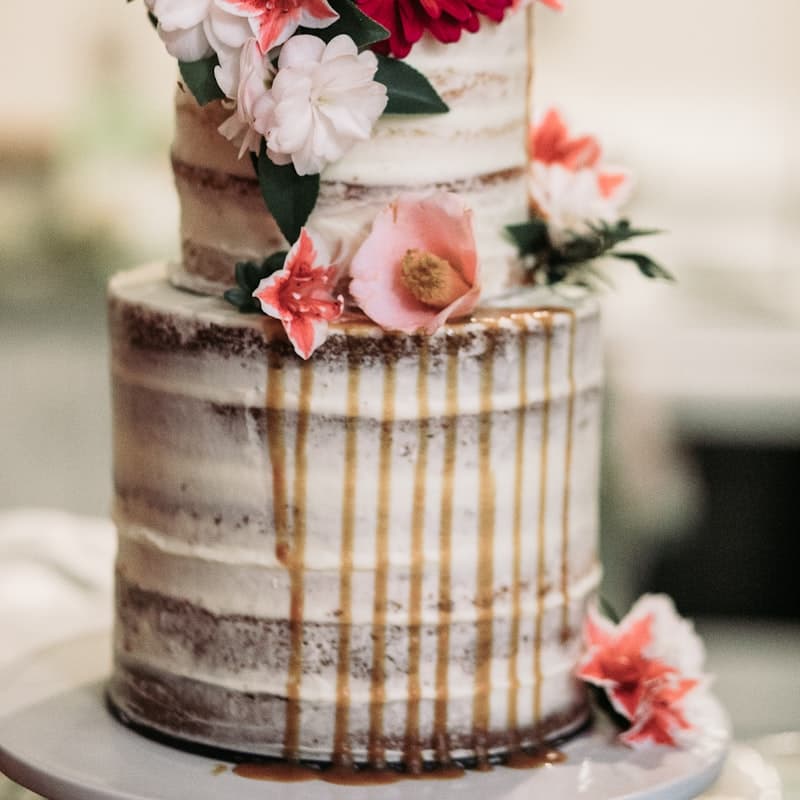 Naked Wedding Cake